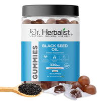 Dr. Herbalist Black Seed Oil Gummies (90 Gummies) | Nigella Sativa Gummies for Daily Wellness