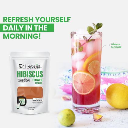 Hibiscus Powder 200g - Hibiscus Flower for Tea & DIY