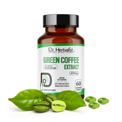 Green Coffee Bean Extract 450mg - Coffea Arabica, Unroasted | 60 Capsules