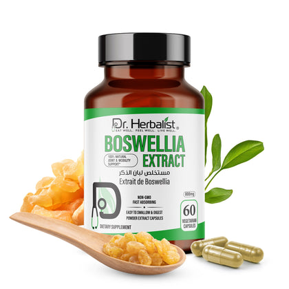 Boswellia Extract 500mg - Serrata, Indian Frankincense