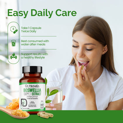 Boswellia Extract 500mg - Serrata, Indian Frankincense