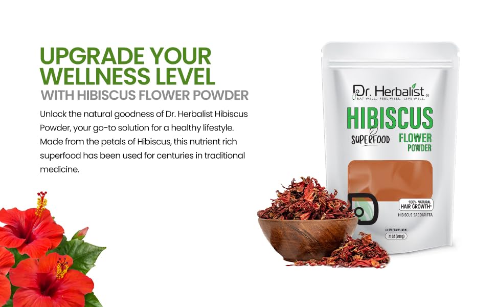 Hibiscus Powder 200g - Hibiscus Flower for Tea & DIY — feature 2