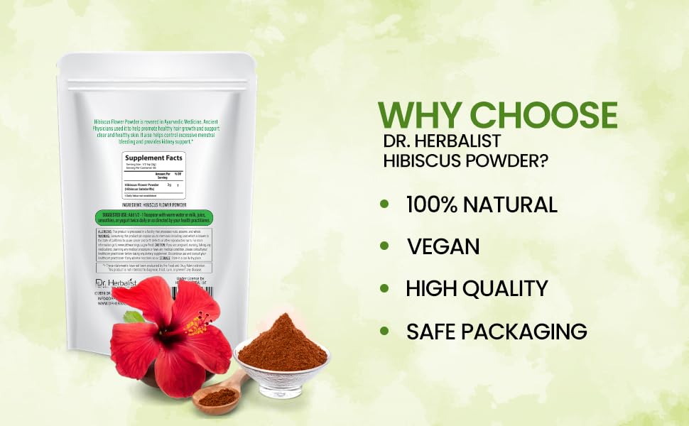 Hibiscus Powder 200g - Hibiscus Flower for Tea & DIY — feature 3