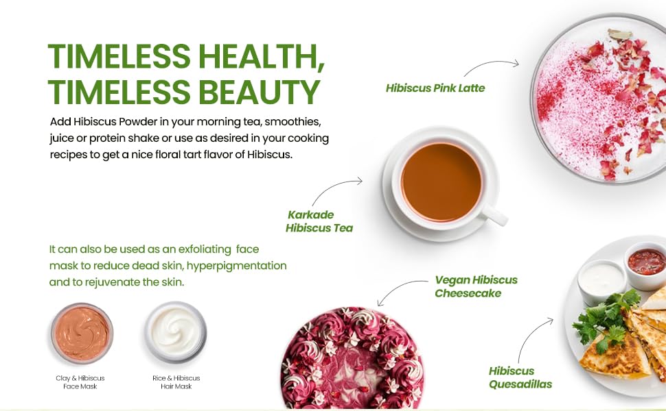 Hibiscus Powder 200g - Hibiscus Flower for Tea & DIY — feature 6