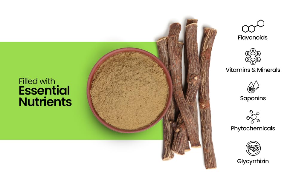Licorice Root Powder 170g — Single-Ingredient Glycyrrhiza Glabra (Mulethi) | Treasured for Everyday Wellness | Halal, No Fillers — feature 4