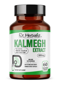 Andrographis (Kalmegh) Capsules 400mg - Paniculata, King of Bitters
