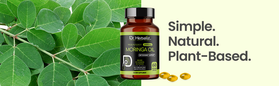 Moringa Oil Capsules 1600mg - Cold-Pressed Seed (Ben) Oil | 60 Softgels — feature 5