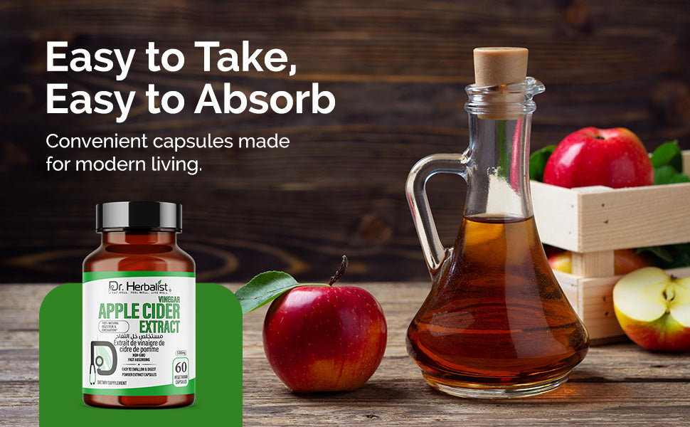 Apple Cider Vinegar Capsules 500mg - ACV, No Sour Taste — feature 2