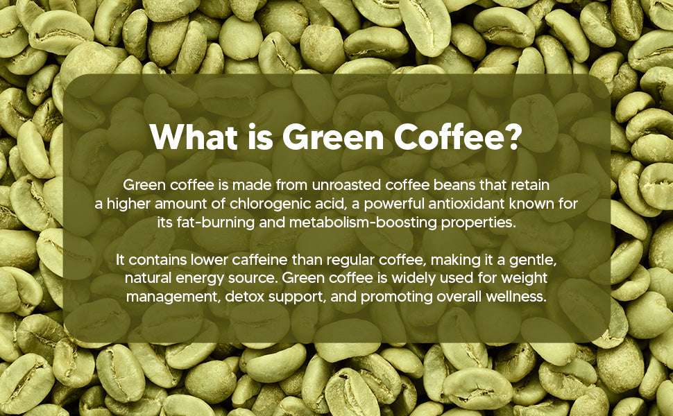 Green Coffee Bean Extract 450mg - Coffea Arabica, Unroasted | 60 Capsules — feature 6