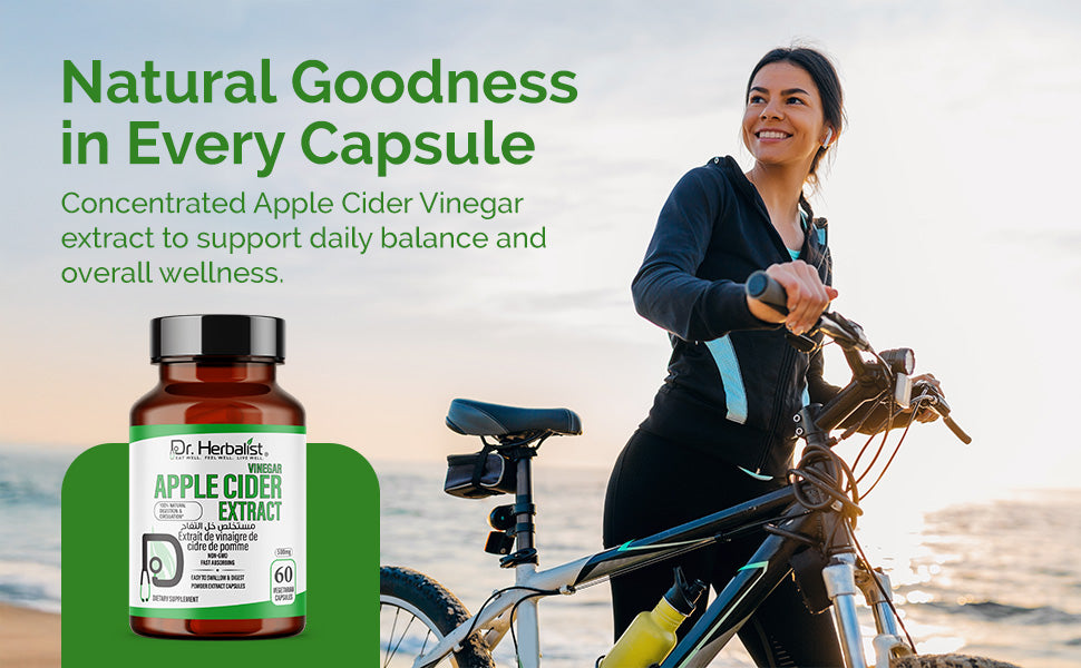 Apple Cider Vinegar Capsules 500mg - ACV, No Sour Taste — feature 4
