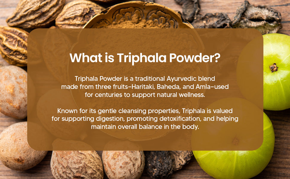 Triphala Powder 200g - Amla, Bibhitaki & Haritaki (Three-Fruit Blend) — feature 6