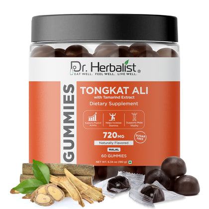 Tongkat Ali Gummies 30ct - Eurycoma Longifolia, Chewable