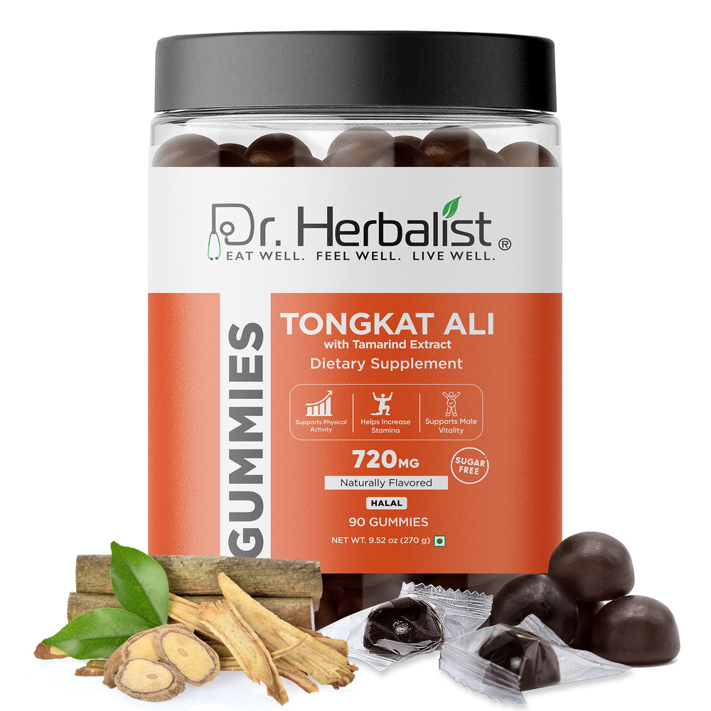 Dr. Herbalist Tongkat Ali Gummies (90 Gummies) | Herbal Gummies for Daily Wellness