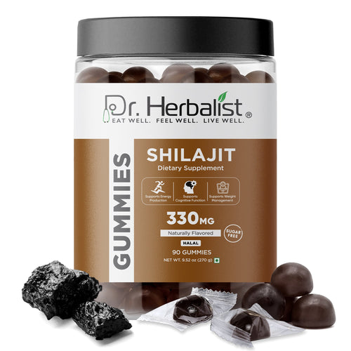 Dr. Herbalist Shilajit Gummies (90 Gummies) | Herbal Gummies for Daily Wellness