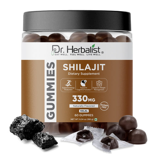 Dr. Herbalist Shilajit Gummies (60 Gummies) | Herbal Gummies for Daily Wellness