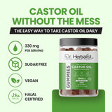 Dr. Herbalist Castor Oil Gummies (90 Gummies) | Delicious Herbal Gummies for Daily Wellness view 2