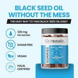 Dr. Herbalist Black Seed Oil Gummies (90 Gummies) | Nigella Sativa Gummies for Daily Wellness view 2