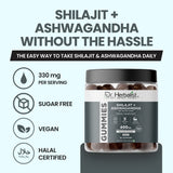 Dr. Herbalist Shilajit + Ashwagandha Gummies (60 Gummies) | Herbal Gummies for Daily Wellness view 2