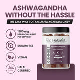 Dr. Herbalist Ashwagandha Gummies (90 Gummies) | Herbal Gummies for Daily Wellness view 2