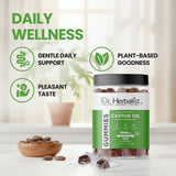 Dr. Herbalist Castor Oil Gummies (90 Gummies) | Delicious Herbal Gummies for Daily Wellness view 4