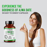 Ajwa Date Extract 350mg - Phoenix Dactylifera Capsules view 2