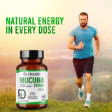 Mucuna Extract Capsules 350mg — Mucuna Pruriens (Velvet Bean) | Supports Everyday Energy & Vitality | Halal, 60 Capsules view 3