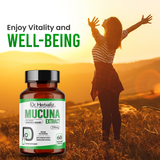 Mucuna Extract Capsules 350mg — Mucuna Pruriens (Velvet Bean) | Supports Everyday Energy & Vitality | Halal, 60 Capsules view 4