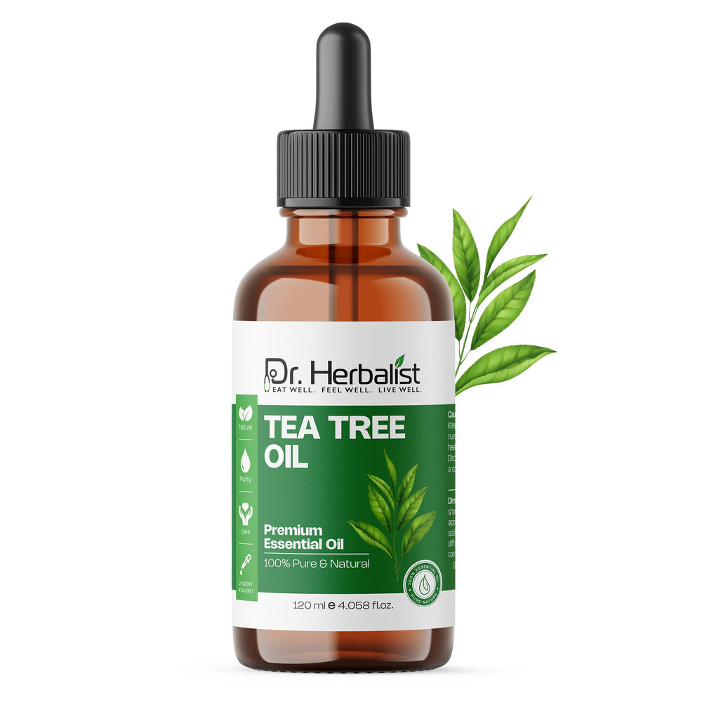 Dr. Herbalist Tea Tree Oil 120mL | Multipurpose Oil for Aromatherapy, Massage & Personal Care