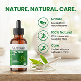 Dr. Herbalist Tea Tree Oil 120mL | Multipurpose Oil for Aromatherapy, Massage & Personal Care view 3