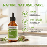 Dr. Herbalist Rosemary Oil 120mL | Multipurpose Oil for Hair Care, Scalp Massage & Aromatherapy view 3