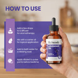 Dr. Herbalist Lavender Oil 120mL | Premium Aromatherapy Oil for Massage, Relaxation & Personal Care view 4