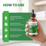Dr. Herbalist Tea Tree Oil 120mL | Multipurpose Oil for Aromatherapy, Massage & Personal Care view 4