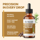 Dr. Herbalist Rosemary & Castor Oil Blend 120mL | Multipurpose Oil for Hair, Scalp & Skin Care view 7