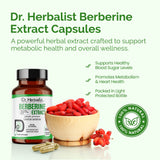Berberine Extract 500mg - Plant Alkaloid (Berberis), 60 Capsules view 5