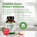 Apple Cider Vinegar Capsules 500mg - ACV, No Sour Taste view 5