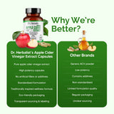 Apple Cider Vinegar Capsules 500mg - ACV, No Sour Taste view 7