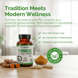 Turmeric Extract Capsules 250mg - Curcuma Longa Curcuminoids (Haldi) view 5