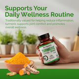 Turmeric Extract Capsules 250mg - Curcuma Longa Curcuminoids (Haldi) view 6
