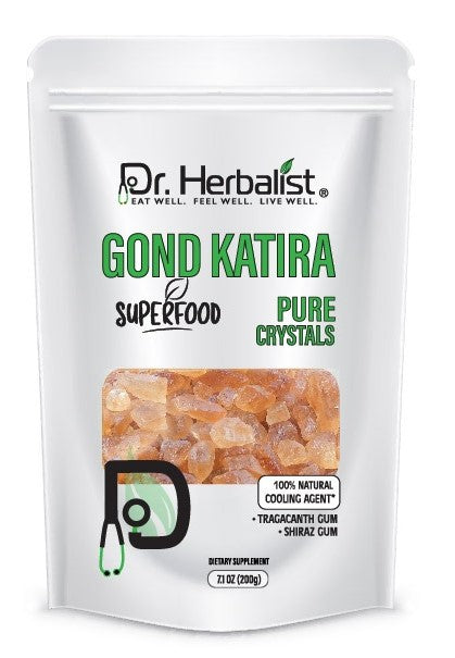 Dr. HERBALIST Gond Katira 200g - tragacanth gum crystals front label