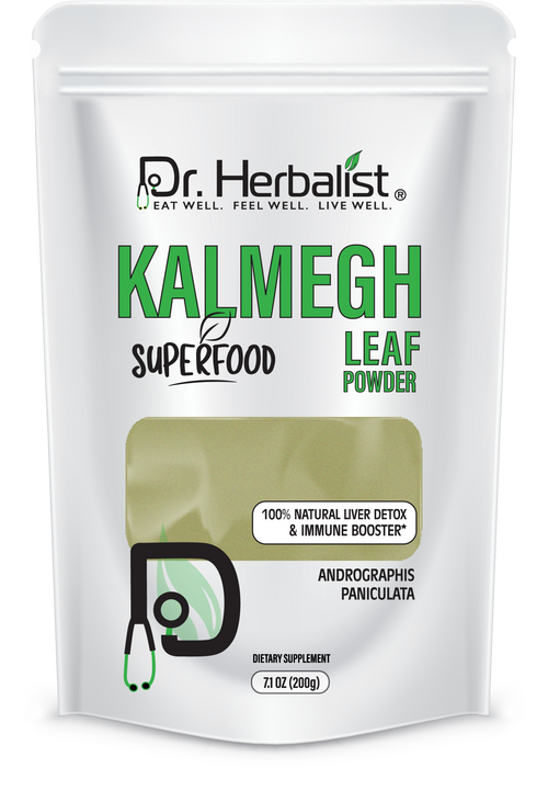 Dr. HERBALIST Kalmegh Powder 200g - Andrographis paniculata (King of Bitters), single-ingredient