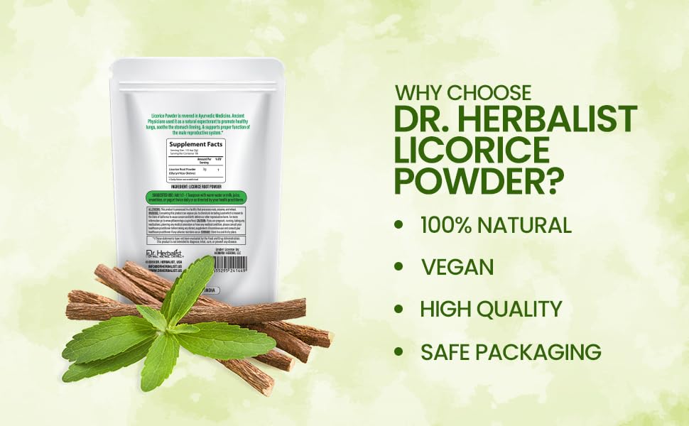 Licorice Root Powder 170g — Single-Ingredient Glycyrrhiza Glabra (Mulethi) | Treasured for Everyday Wellness | Halal, No Fillers — feature 3