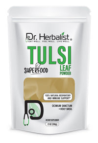 Tulsi (Holy Basil) Powder 200g — Single-Ingredient Ocimum Tenuiflorum | Stress Support | Halal, No Fillers