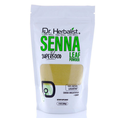 Dr. HERBALIST Senna Leaf Powder 200g - Cassia angustifolia (sanay), single-ingredient, occasional use