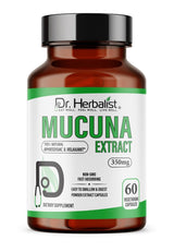 Mucuna Extract Capsules 350mg — Mucuna Pruriens (Velvet Bean) | Supports Everyday Energy & Vitality | Halal, 60 Capsules view 1