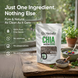 Chia Seeds 400g - Raw Salvia Hispanica (Fiber & Omega-3 ALA) view 6
