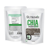 Chia Seeds 400g - Raw Salvia Hispanica (Fiber & Omega-3 ALA) view 3