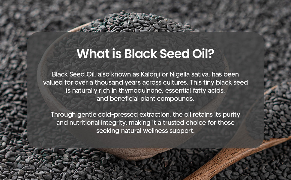 Black Seed Oil Capsules 1600mg - Nigella Sativa, No Harsh Taste | 60 Softgels — feature 6