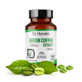 Green Coffee Bean Extract 450mg - Coffea Arabica, Unroasted | 60 Capsules view 2