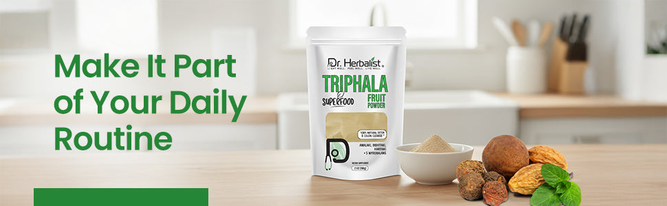 Triphala Powder 200g - Amla, Bibhitaki & Haritaki (Three-Fruit Blend) — feature 7