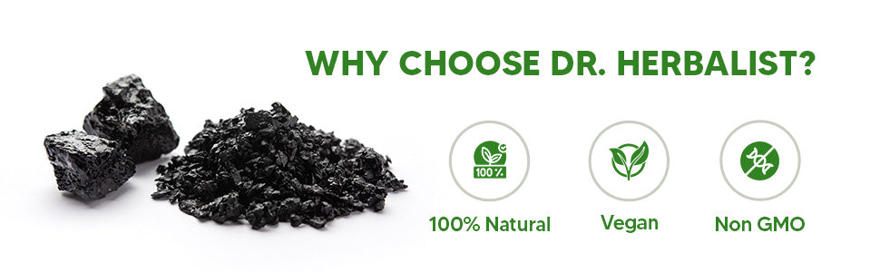 Shilajit Capsules - Purified Himalayan with Fulvic Acid | No Sticky Resin — feature 3